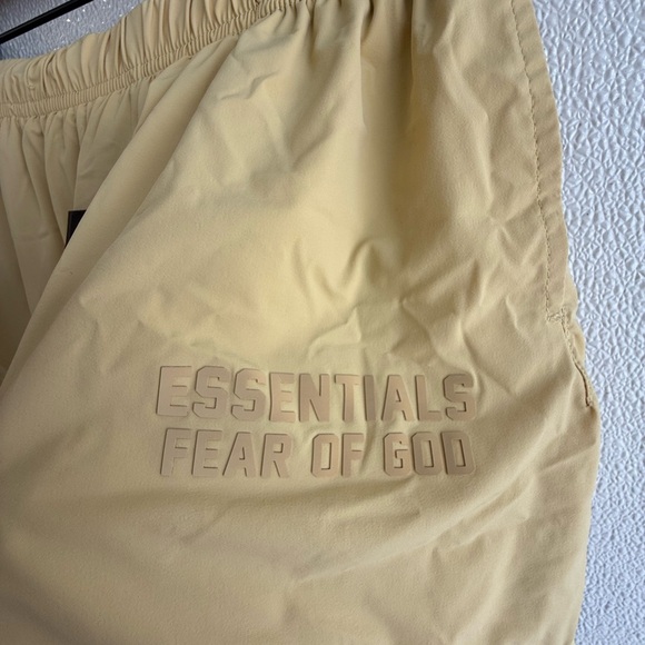 Essentials Women's Athletic Shorts and Tee in Pale Yellow - Picture 12 of 14